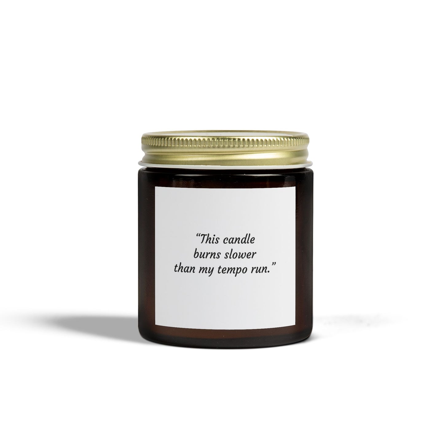 Candle Set, Coconut Apricot Wax, Marathon Training Theme